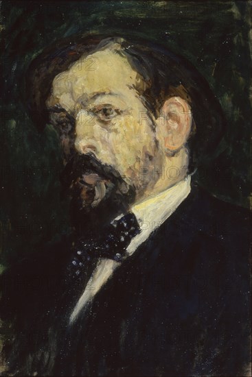 Portrait of the composer Claude Debussy (1862-1918), 1903. Creator: Blanche, Jacques-Émile (1861-1942).