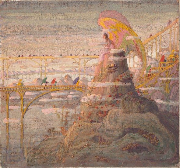 Angel (Angel Prelude), 1909. Creator: Ciurlionis, Mikalojus Konstantinas (1875-1911).