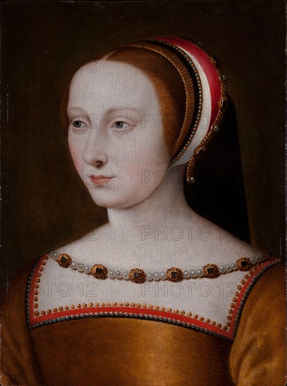 Portrait of Diane de Poitiers (1499-1566), Dame de Saint-Vallier, Duchesse..., 2nd half of 16th cen. Creator: Clouet, Jean, (School)  .