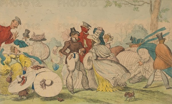 Monstrosities of 1825 & 6. Creator: Cruikshank, George (1792-1878).