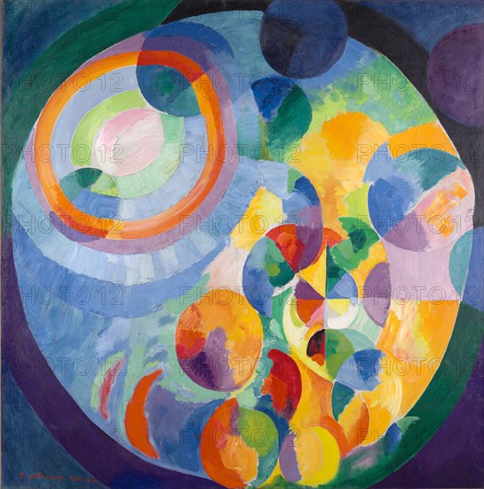 Circular Forms. Sun, Moon, 1913-1931. Creator: Delaunay, Robert (1885-1941).