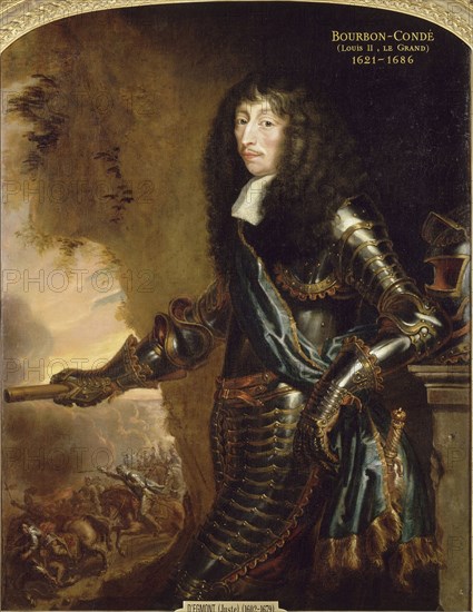 Portrait of Louis II de Bourbon (1621-1686), c1657 . Creator: Egmont, Justus van (1601-1674).