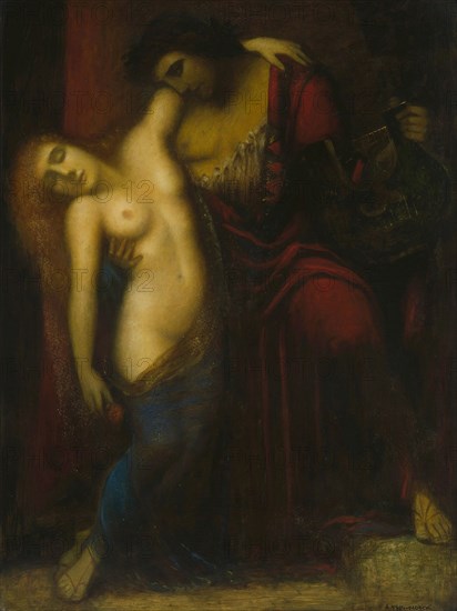 Orpheus and Eurydice. Creator: Frey-Moock, Adolf (1881-1954).