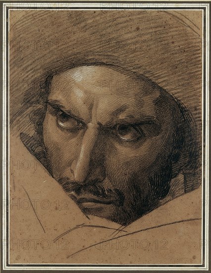 Head of François Ravaillac (1578-1610), 1826. Creator: Gérard, François Pascal Simon (1770-1837).