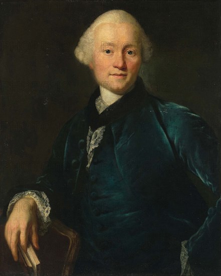 Portrait of Carl Wilhelm Müller (1728–1801), c1776. Creator: Graff, Anton (1736-1813).