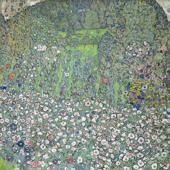 Garden Landscape With Mountain Top, 1916. Creator: Klimt, Gustav (1862-1918).