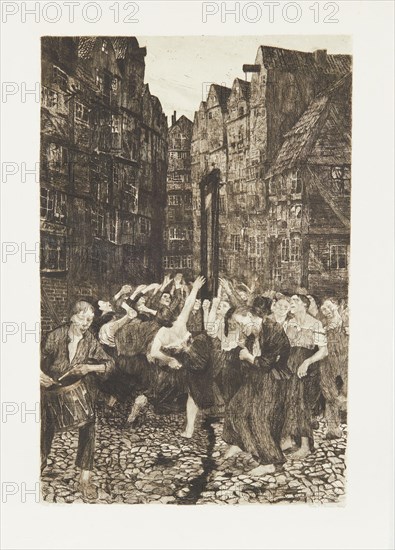 La Carmagnole, 1901. Creator: Kollwitz, Käthe (1867-1945).