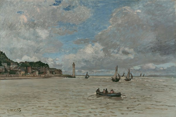 The lighthouse of Honfleur, 1864. Creator: Monet, Claude (1840-1926).