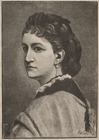 Portrait of Countess Delfina Potocka, née Komar (1807-1877). Creator: Zajkowski, Andrzej (1851-1914).