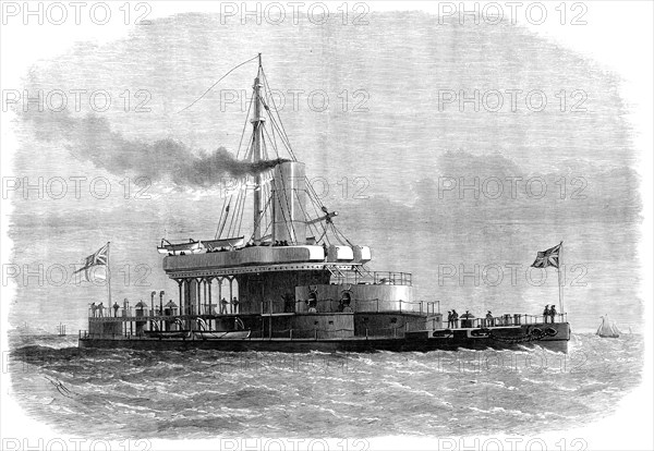 The new turret-ship Glatton, for harbour defence, 1871. Creator: Unknown.