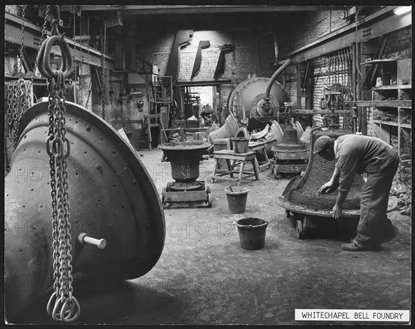 Whitechapel Bell Foundry, 32-34 Whitechapel Road, Whitechapel, Tower Hamlets, Greater London Authori Creator: John Lurcook.