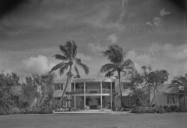 Charles S. Payson, residence in Hobe Sound, Florida, 1940. Creator: Gottscho-Schleisner, Inc.