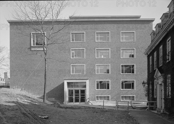 Lamont Library, Harvard University, Cambridge, Massachusetts, 1949. Creator: Gottscho-Schleisner, Inc.