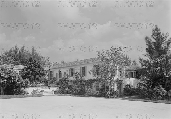 James H. McGraw, Jr., residence in Hobe Sound, Florida, 1941. Creator: Gottscho-Schleisner, Inc.