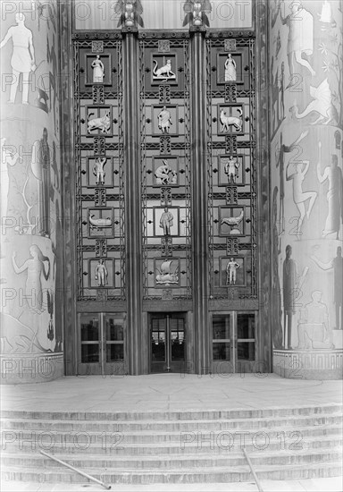 Brooklyn Public Library (Ingersoll Memorial), Prospect Park Plaza, Brooklyn, 1941. Creator: Gottscho-Schleisner, Inc.