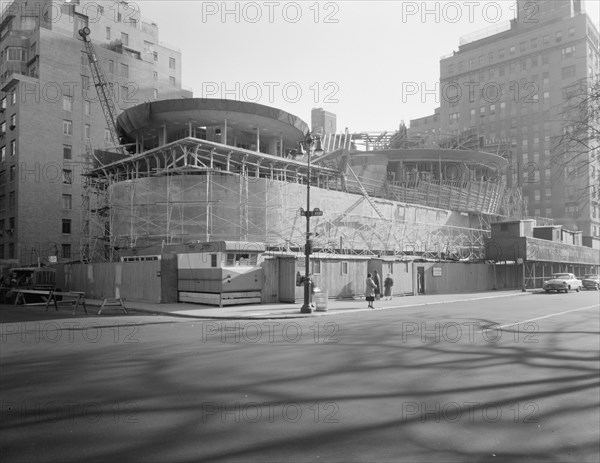 Guggenheim Museum, 88th St. & 5th Ave., New York City, 1957. Creator: Gottscho-Schleisner, Inc.