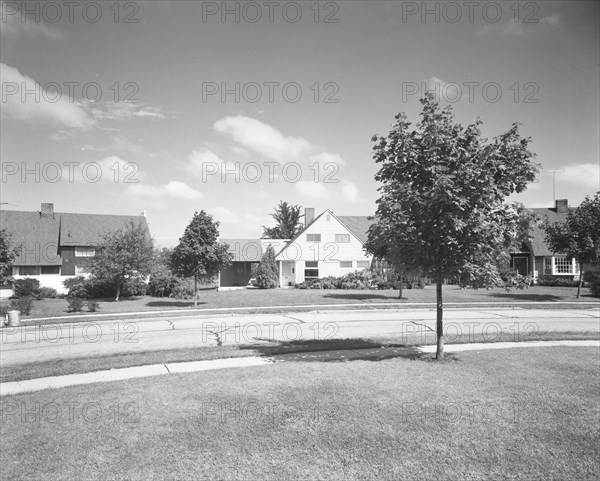 Levittown houses, 1958. Creator: Gottscho-Schleisner, Inc.