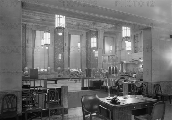 Dollar Savings Bank, Grand Concourse, New York, 1946. Creator: Gottscho-Schleisner, Inc.