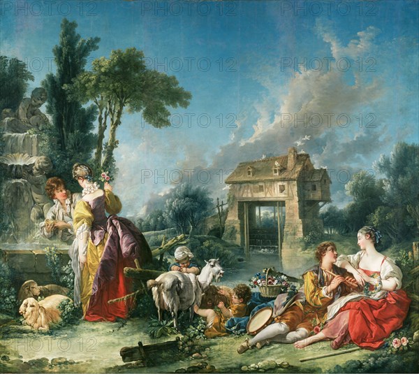 The Fountain of Love, 1748. Creator: Francois Boucher.