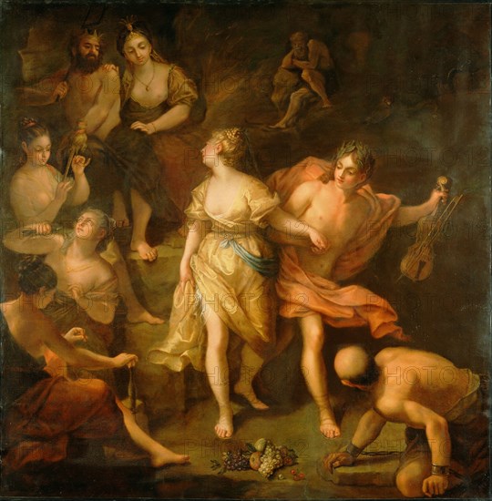 Orpheus and Eurydice, about 1709. Creator: Jean Raoux.