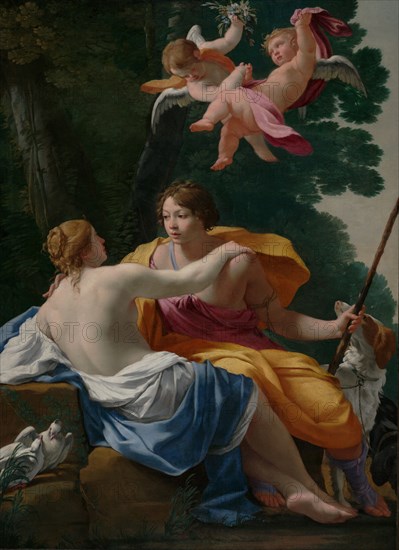 Venus and Adonis, about 1642. Creator: Simon Vouet.