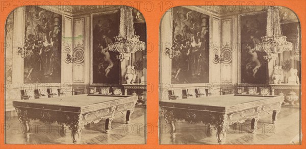 Salon de Venus, Salle de Billard, (Chateau de St. Cloud), 1860s. Creator: A. Hanriot.