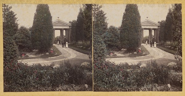 Shaw's Garden. Main Entrance, inside view. St. Louis, Missouri, about 1872-1874. Creator: Boehl & Koenig.