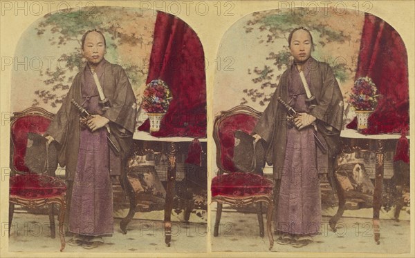 Tateishi Onojiro-Noriyuki, Interpreter-in-Training, Member of the First Japanese Diplom..., neg 1860 Creator: Charles De Forest Fredricks.