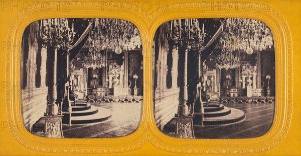 Trone prespective, 1860s. Creator: E Lamy.