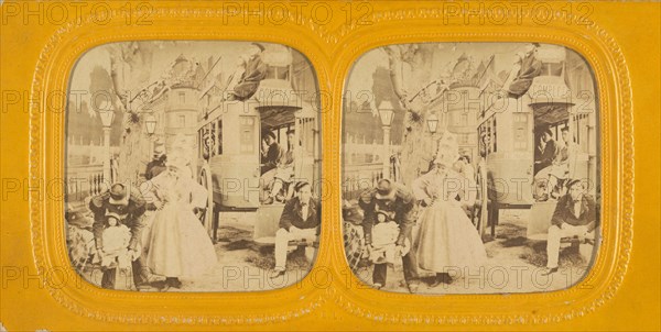 Scene of an unidentified play, about 1868. Creator: E Lamy.