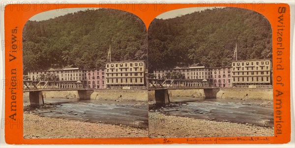 Pa. Switzerland of America. Mauch Chunk., about 1869. Creator: E. & H.T. Anthony.