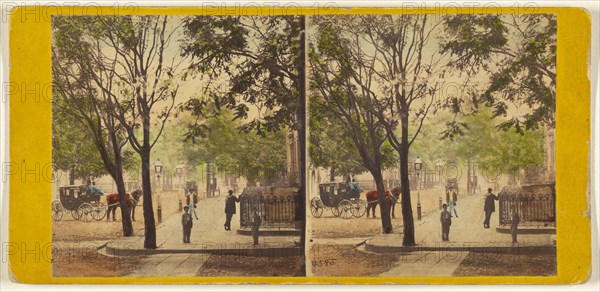 Lafayette Place, from Great Jones St. New York., 1864-1866. Creator: E. & H.T. Anthony.