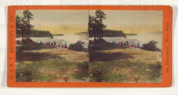 The Falls, from Point View, American Side., about 1868. Creator: E. & H.T. Anthony.