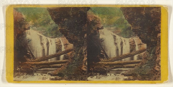 Delaware Water Gap. View of Marshall's Falls, from below., about 1869. Creator: E. & H.T. Anthony.