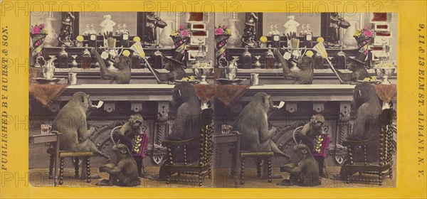 The Bar. - Where Justice is dispensed with., 1870. Creator: Eugene S. M. Haines.