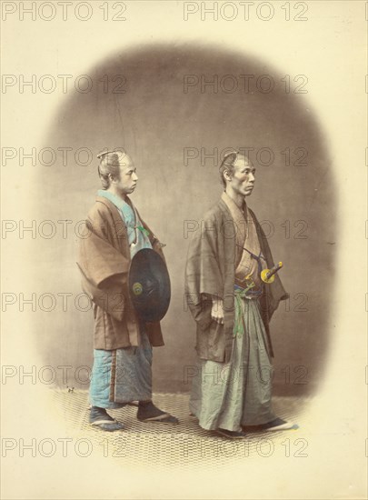 Samourai or Two Sworded Class, 1866-1867. Creator: Felice Beato.