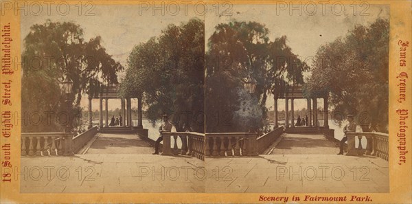 Round House, adjoining Falls, Fairmount Park, Philadelphia, Pennsylvania, about 1872. Creator: James Cremer.