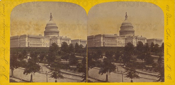 The U.S. Capitol, 1871-1881. Creator: J F Jarvis.