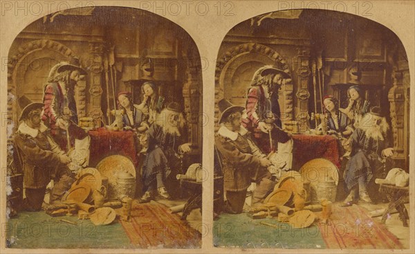 The Money Lender, about 1860. Creators: London Stereoscopic & Photographic Co, Joseph John Elliott.