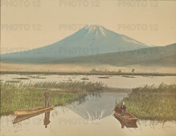 Mount Fuji as Seen from Kashiwabara, 1897. Creator: Ogawa Kazumasa.