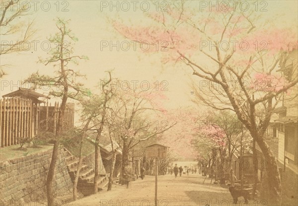 Street in Native Town of Yokohama, 1897. Creator: Ogawa Kazumasa.