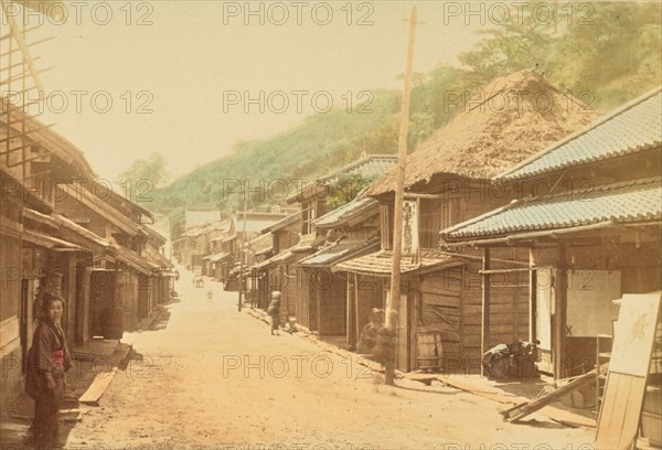 The Tokaido Road Through Kanagawa, 1897. Creator: Ogawa Kazumasa.