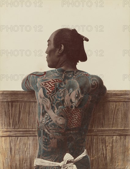 Japanese Tattoo, 1870s-1890s. Creator: Kusakabe Kimbei.