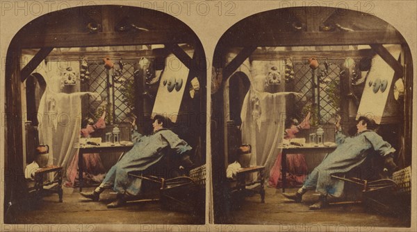 A Ghost, about 1865. Creator: London Stereoscopic & Photographic Co.