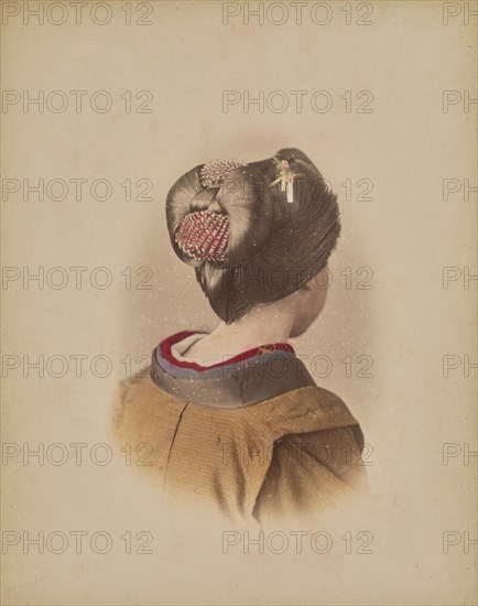 Head of a woman, Japan, 1875-1897. Creator: Unknown.