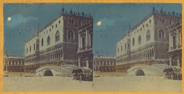 Palazzo Ducale/Ducal Palace, Venice, about 1865. Creator: Unknown.