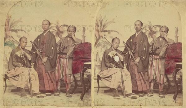 Members of the First Japanese Diplomatic Mission to the United States, negative 1860. Creator: Unknown.