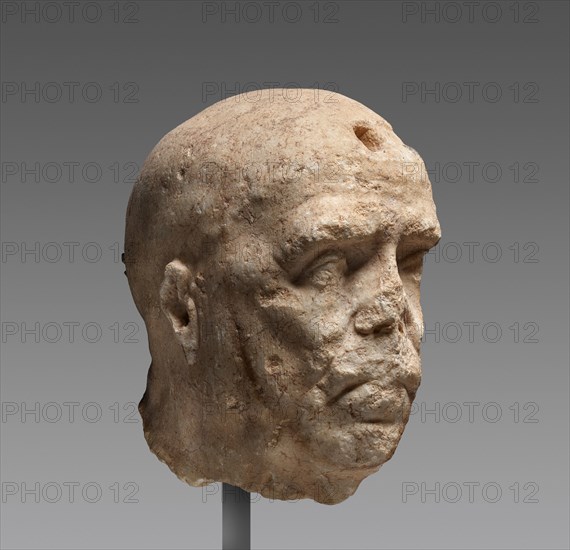 Over Life-Size Relief Head of Emperor Galba?, about A.D. 69. Creator: Unknown.