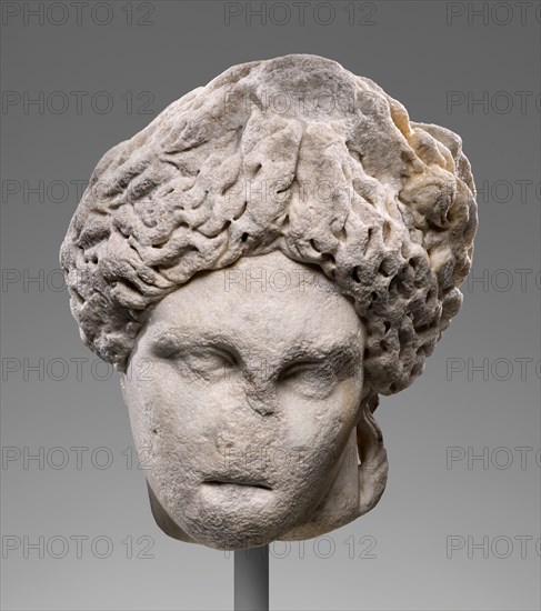 Head of Apollo (Lykeios-Cyrene type), 2nd century A.D. Creator: Unknown.