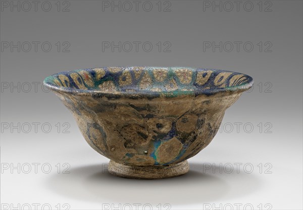 Mosaic Glass Carinated Bowl, late 1st century B.C.-early 1st century A.D. Creator: Unknown.